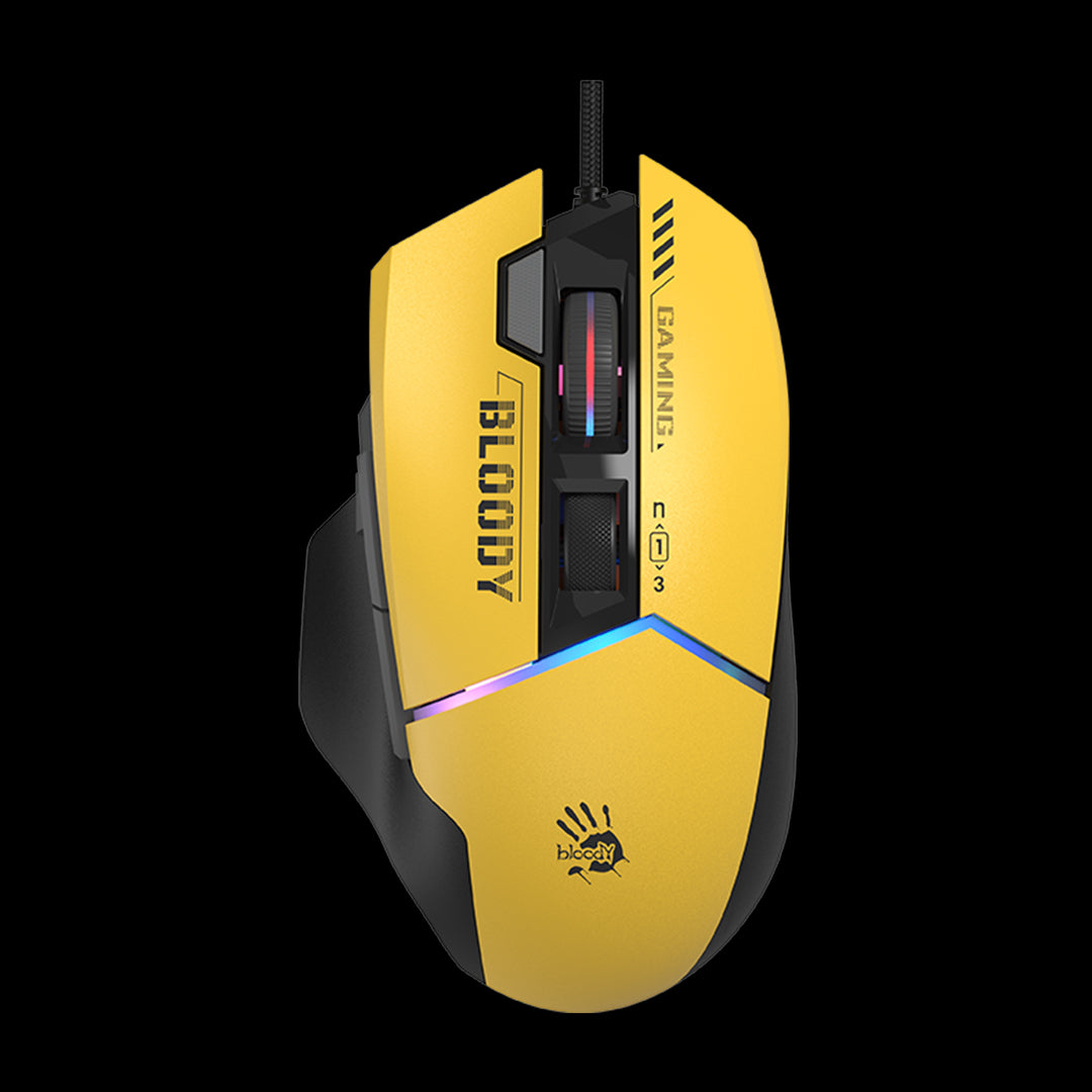 Mouse A4Tech, gaming, Bloody Extra Fire RGB , USB Sports Lime, "W95Ultra Sports Lime", 4711421 002318