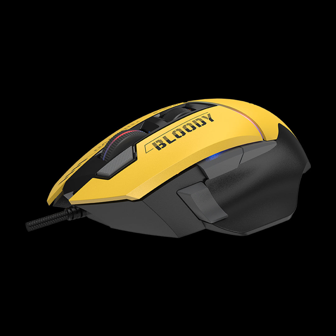 Mouse A4Tech, gaming, Bloody Extra Fire RGB , USB Sports Lime, "W95Ultra Sports Lime", 4711421 002318