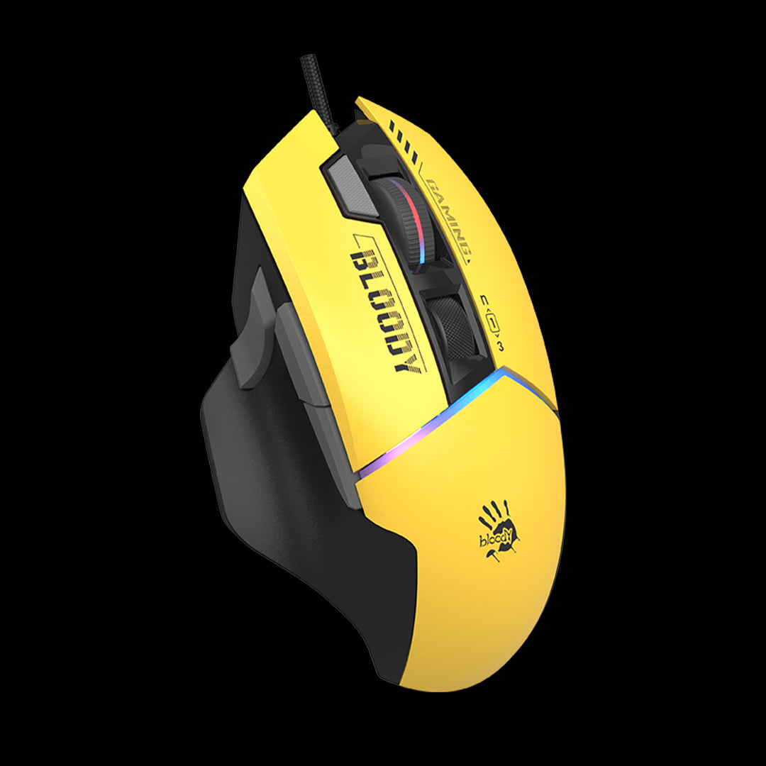 Mouse A4Tech, gaming, Bloody Extra Fire RGB , USB Sports Lime, "W95Ultra Sports Lime", 4711421 002318