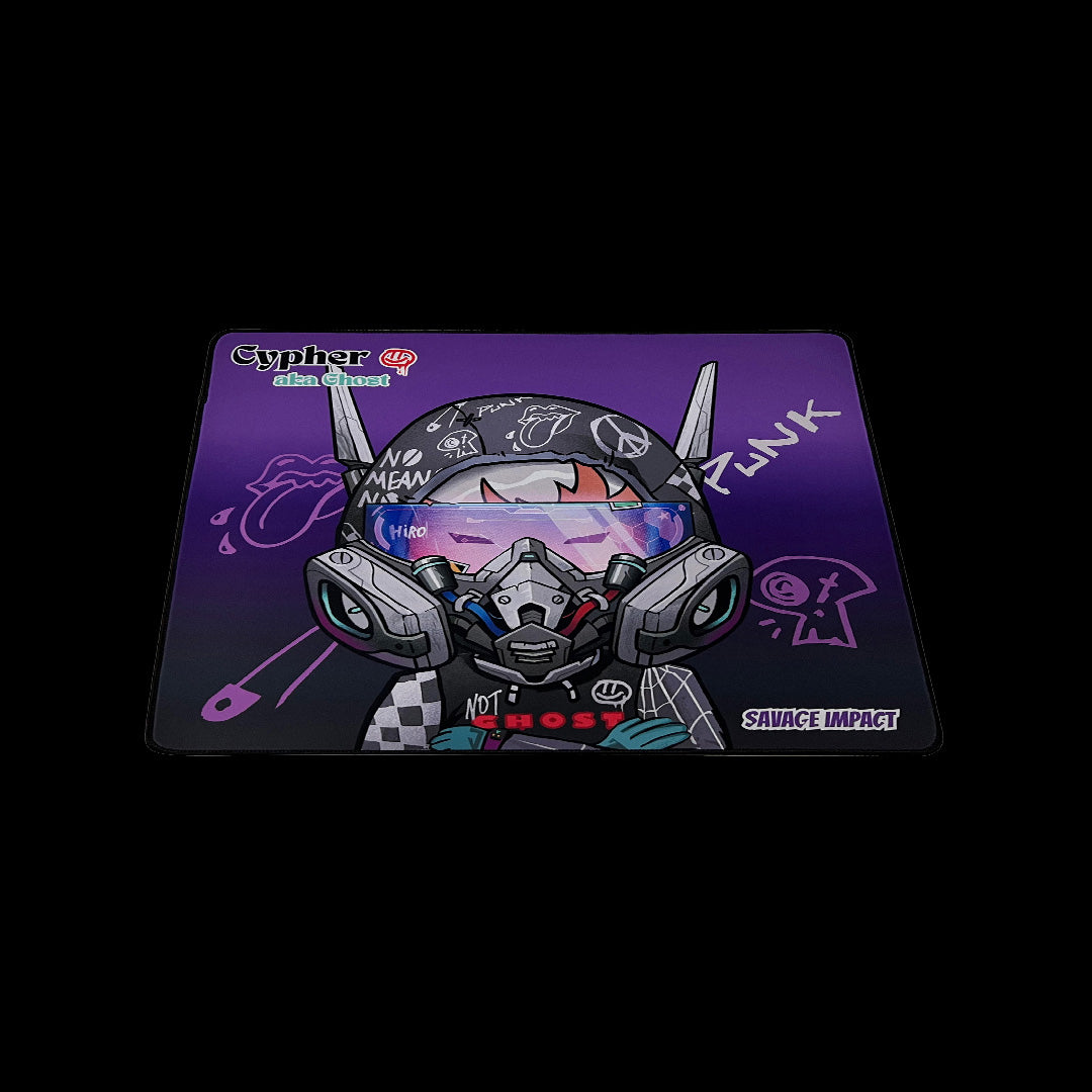 MousePAD A4TECH - gaming, Bloody "BP-45W" Cypher Ghost, cauciuc si material textil, 453 x 400 x 5 mm, imagine, "BP-45W Cypher Ghost" 4711421 002448