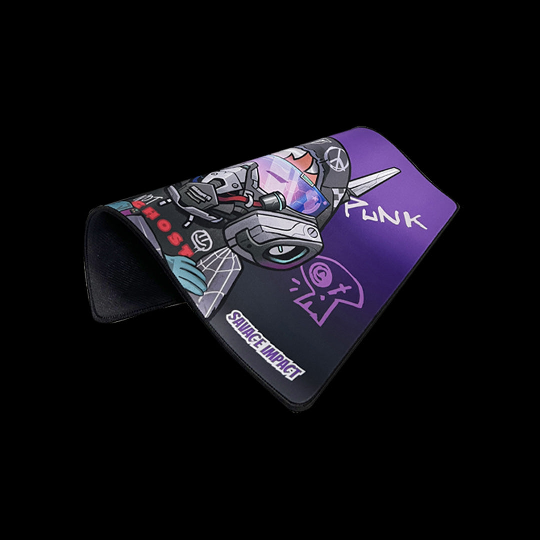 MousePAD A4TECH - gaming, Bloody "BP-45W" Cypher Ghost, cauciuc si material textil, 453 x 400 x 5 mm, imagine, "BP-45W Cypher Ghost" 4711421 002448