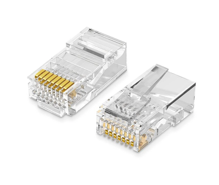 MUFA RJ-45 Ugreen, "NW110" pt. cablu UTP, Cat5/Cat5e, RJ-45 (T), plastic, 50 buc, "20331" - 6957303823314