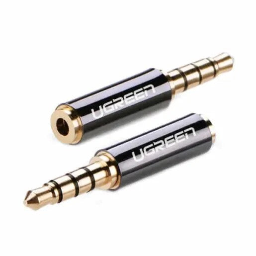 ADAPTOR audio Ugreen, 3.5 mm jack (T) la 2.5 mm (M), aurit "20502" - 6957303825028