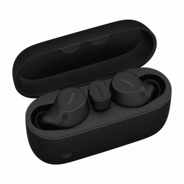 Jabra Evolve2 Buds MS Cradle USB-C MS Link 380 BT adapter USB-C MS 30cm USB-C to USB-A cable Ear gels USB-A to USB-C adapter