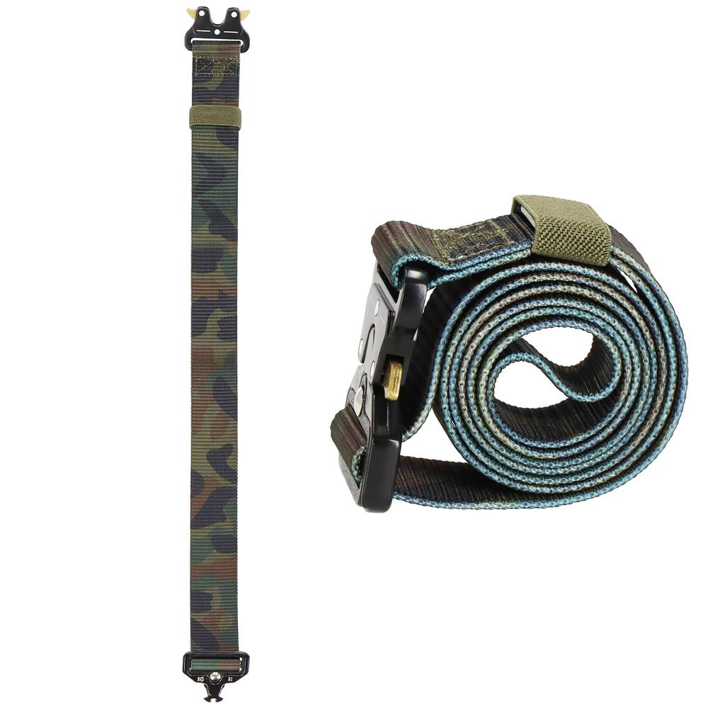 Curea centura Tactical Combat pentru barbati 3.7x125cm, rezistent, verde camuflaj