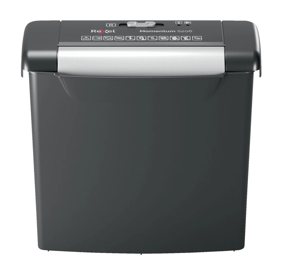 Distrugator manual documente MOMENTUM S206, 6 coli, P2, strip-cut (tip fasii) Rexel "2104568EU"