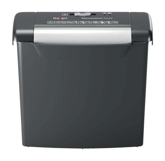 Distrugator manual documente MOMENTUM S206, 6 coli, P2, strip-cut (tip fasii) REXEL "2104568EU" – Distrugatoare documente