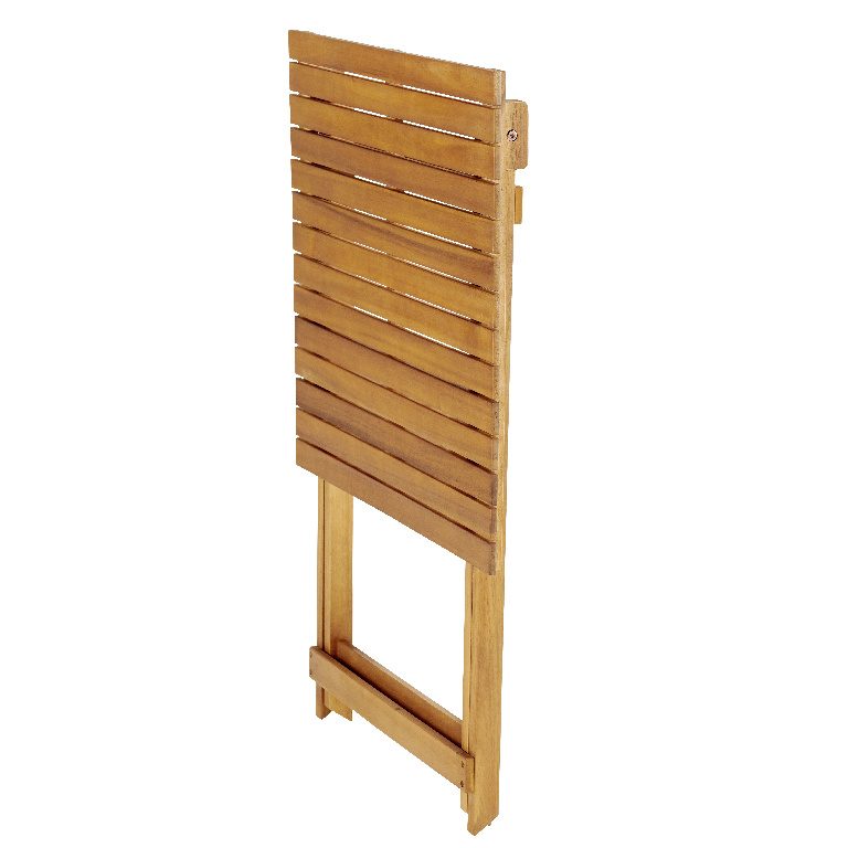 Masa din lemn plianta gradina sau balcon, Sersimo Art Garden, 60x60cm
