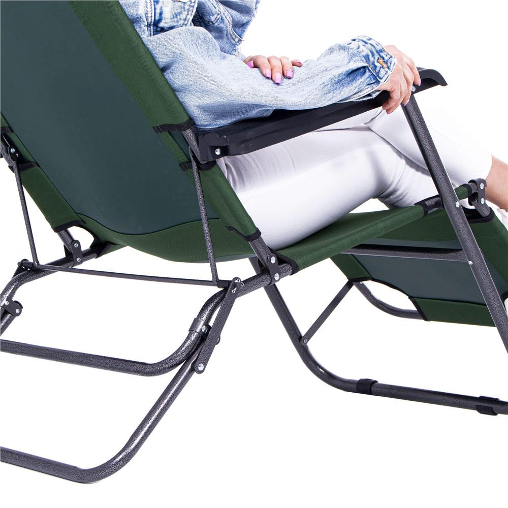 Sezlong pliabil SERSIMO GC5, Relax Zero Gravity, 80x60x153cm, Verde