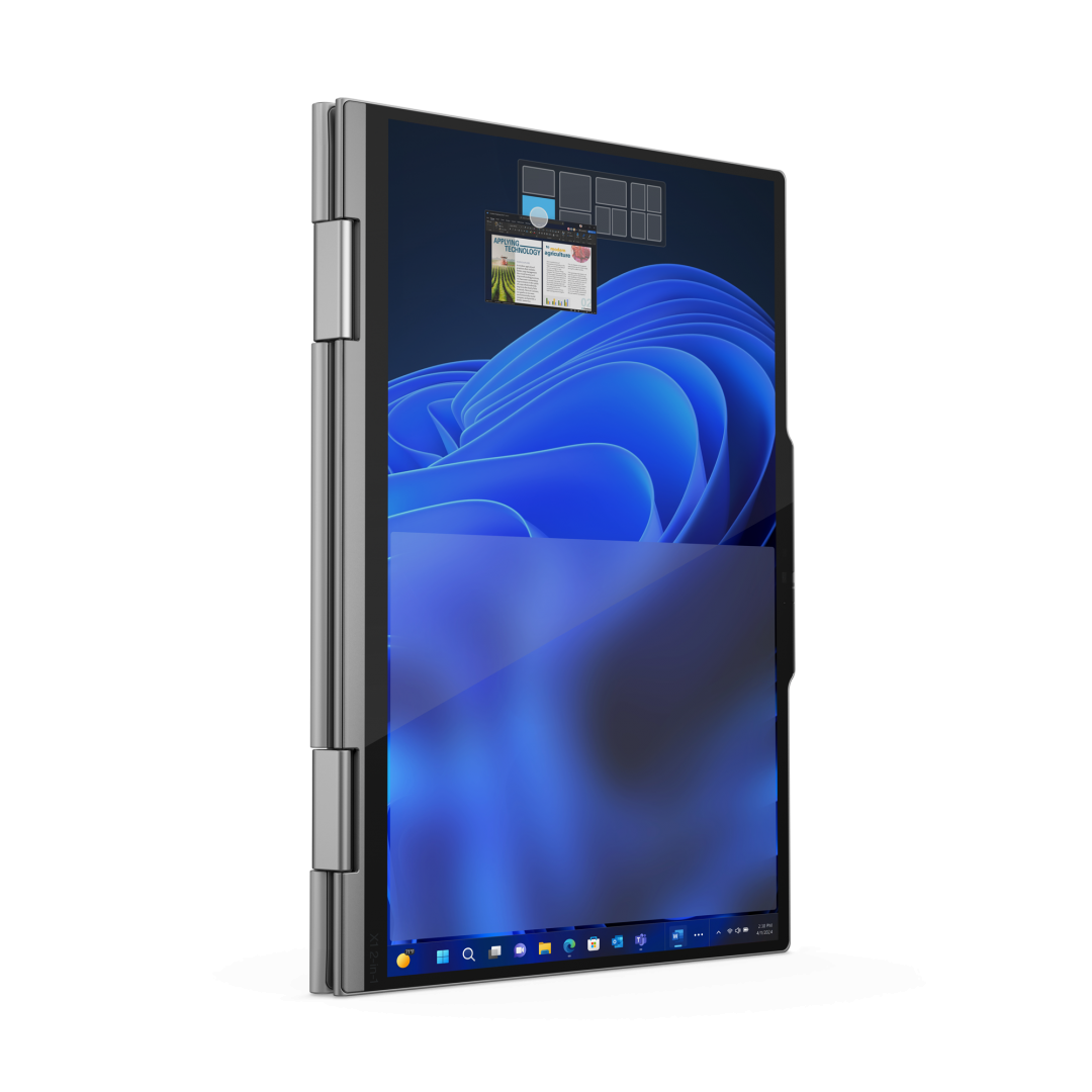 LENOVO ThinkPad X1 2-in-1 G9 Intel Core Ultra 7 155U 14inch 2.8K OLED MT 32GB LP5X 1TB SSD M.2 UMA Wi-Fi 6E + BT FPR W11P 3Y Premier "21KE003HRI" ((timbru verde 3.5 lei)