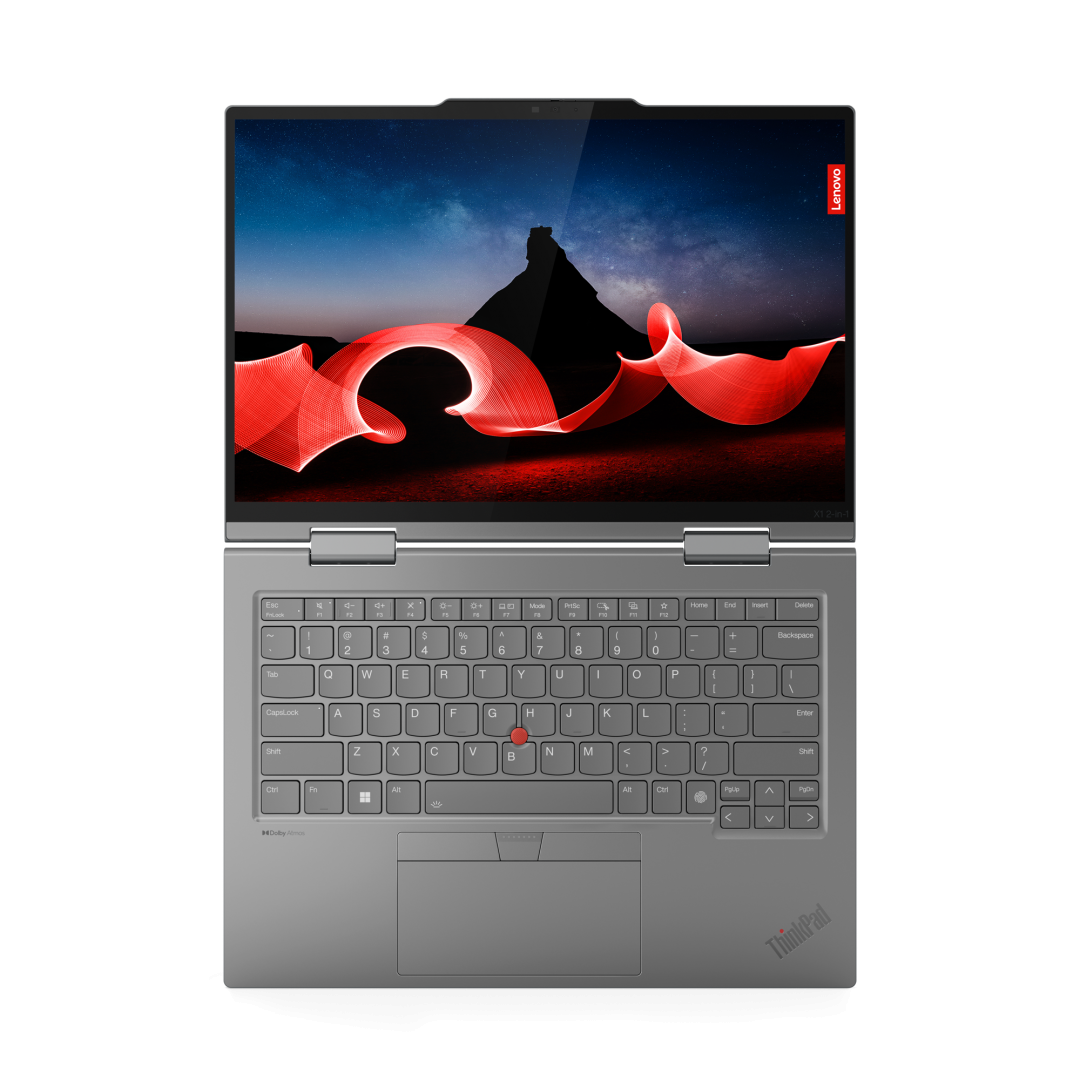 LENOVO ThinkPad X1 2-in-1 G9 Intel Core Ultra 7 155U 14inch 2.8K OLED MT 32GB LP5X 1TB SSD M.2 UMA Wi-Fi 6E + BT FPR W11P 3Y Premier "21KE003HRI" ((timbru verde 3.5 lei)