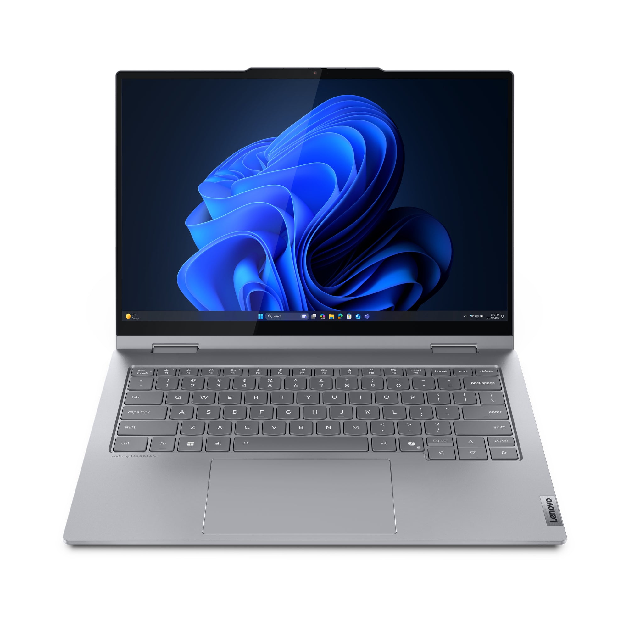14 ThinkBook 14 2-in-1 G5 IAU, WUXGA IPS Touch, Procesor Intel® CoreTM Ultra 7 255U (12M Cache, up to 5.20 GHz), 16GB DDR5, 512GB SSD, Intel Graphics, Win 11 Pro, Luna Grey "21SQ000FRI" (timbru verde 3.5 lei)