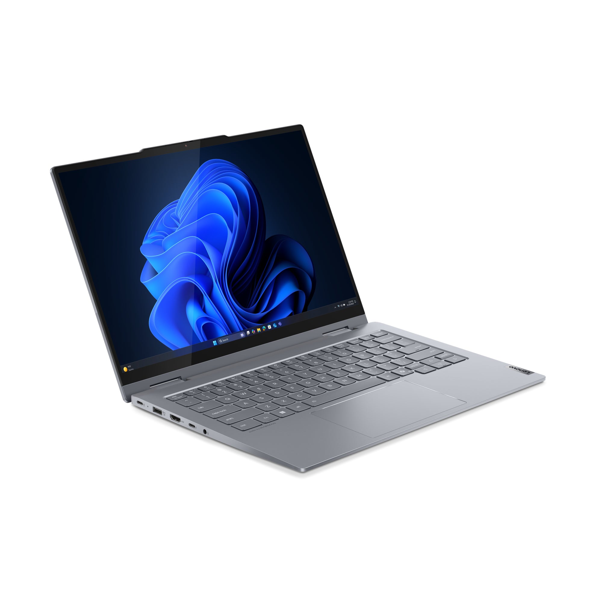 14 ThinkBook 14 2-in-1 G5 IAU, WUXGA IPS Touch, Procesor Intel® CoreTM Ultra 7 255U (12M Cache, up to 5.20 GHz), 16GB DDR5, 512GB SSD, Intel Graphics, Win 11 Pro, Luna Grey "21SQ000FRI" (timbru verde 3.5 lei)