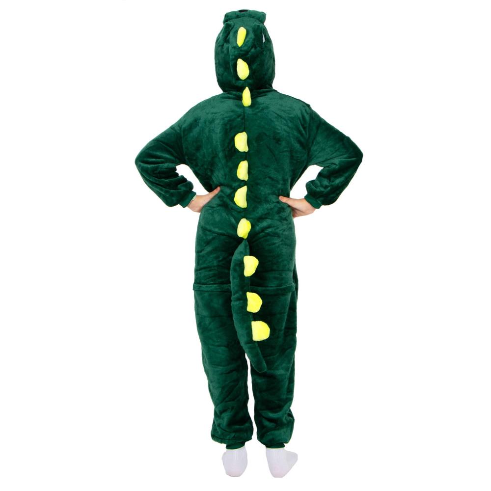 Pijama tip salopeta pentru copii, model Dragon, marime 120-130cm
