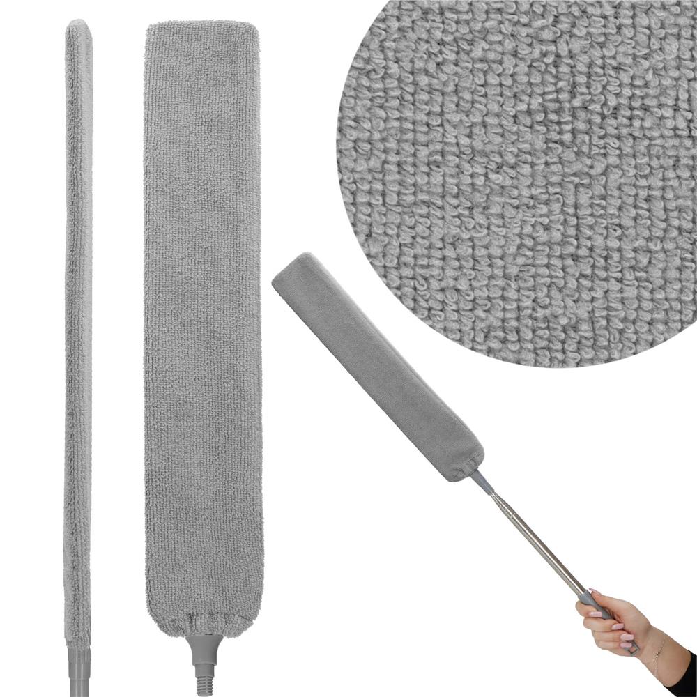 Pamatuf pentru praf cu coada telescopica pentru zone greu accesibile, 3 piese, 75-255 cm