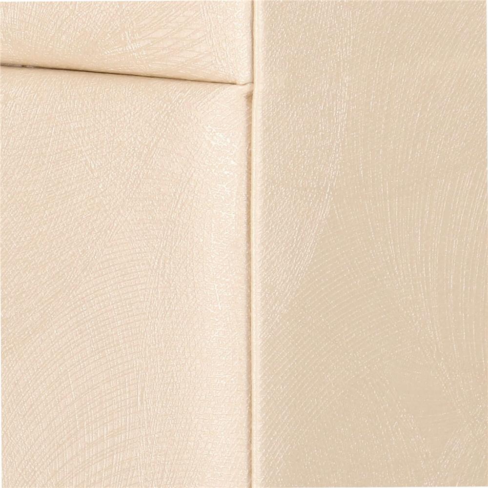 Cutie depozitare si organizare bijuterii, piele ecologica + velur, 18 x 13,5 x 14cm, crem