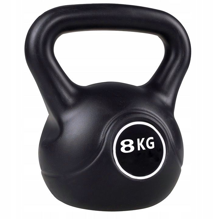 Gantera Kettlebell 8kg Neagra