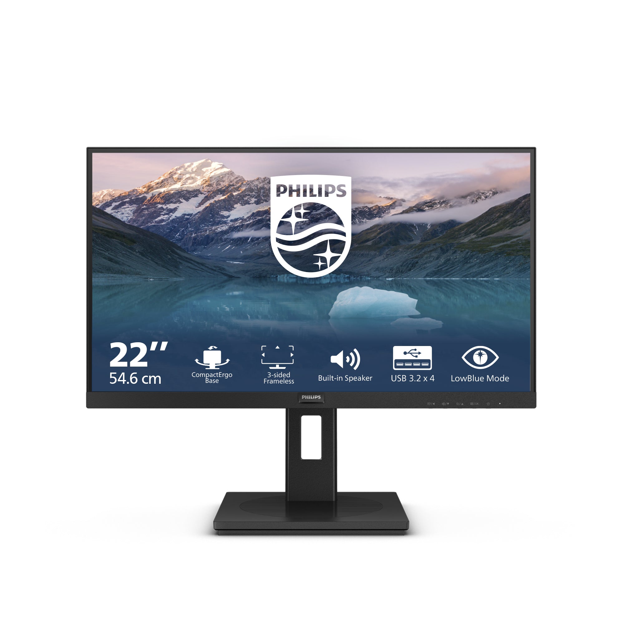 Monitor LED VA 21,5" 1920 x 1080 FHD 222S9JML 16:09 HDMI+DP Lift 4ms 75Hz Negru "222S9JML/00"