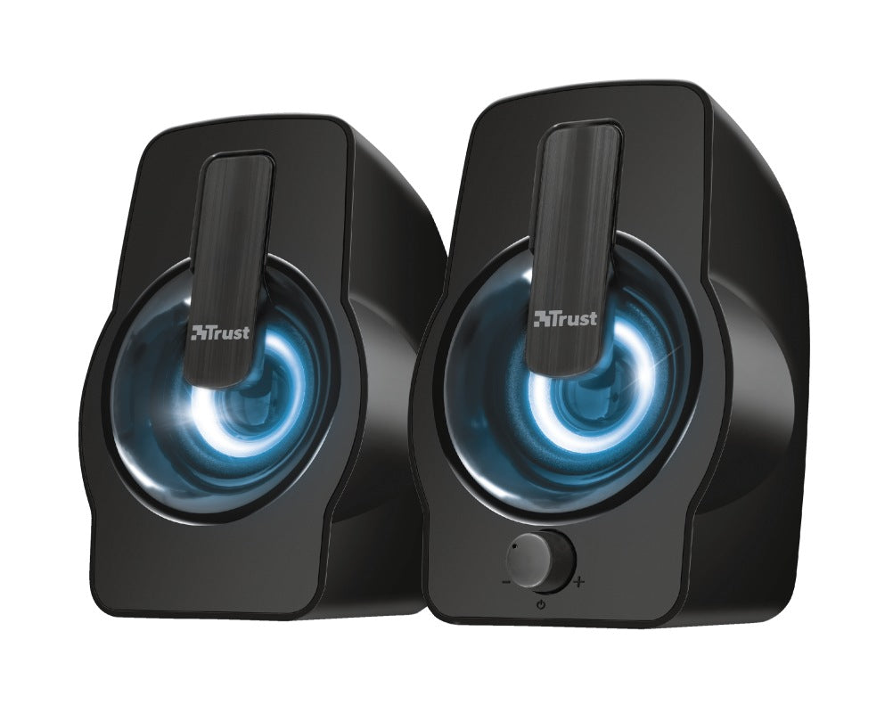 BOXE TRUST, 2.O, 2 x 6 W, cu fir, alimentare 220V, Jack 3.5mm, USB, "TR-22948"