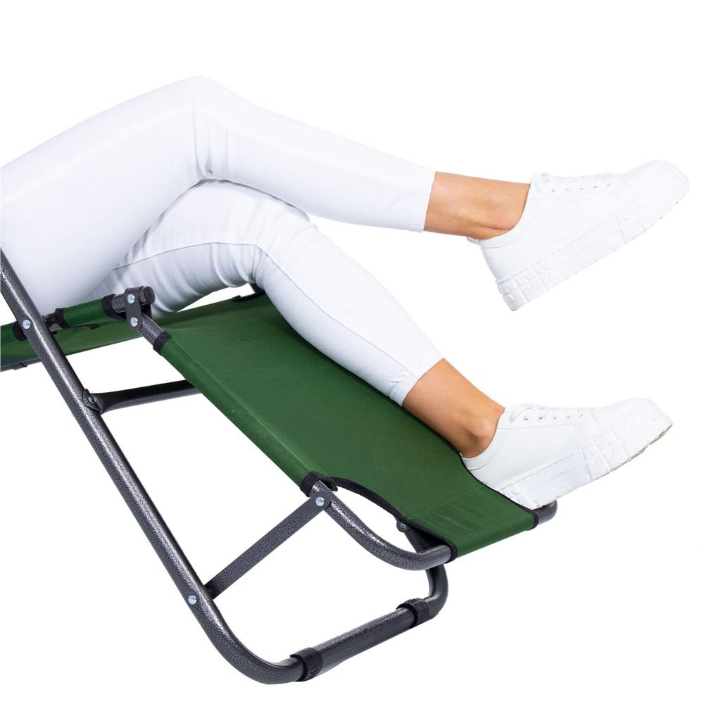 Sezlong pliabil SERSIMO GC5, Relax Zero Gravity, 80x60x153cm, Verde