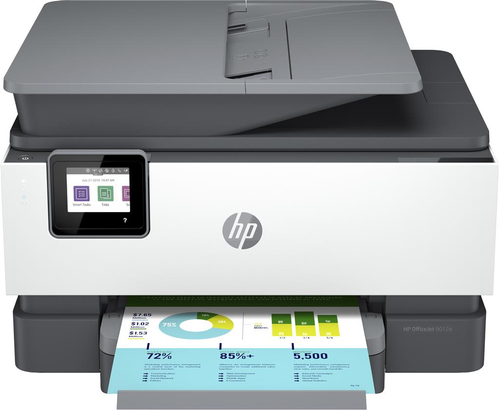 Multifunctional Inkjet Color HP OfficeJet Pro 9012E,A4,Functii:Impr|Scan|Cop|Fax,Viteza Print Mono:22ppm,Viteza Print color:18ppm,Conectiv:USB|Ret|WiFi,Duplex:Da,ADF:ADF 
