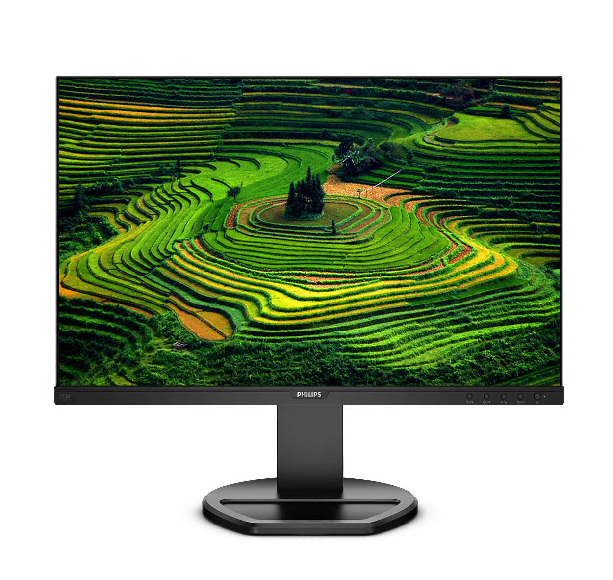 MONITOR PHILIPS 22.5", home, office, IPS, Full HD (1920 x 1080), Wide, 250 cd/mp, 5 ms, HDMI, DVI, VGA, DisplayPort, "230B8QJEB/00"