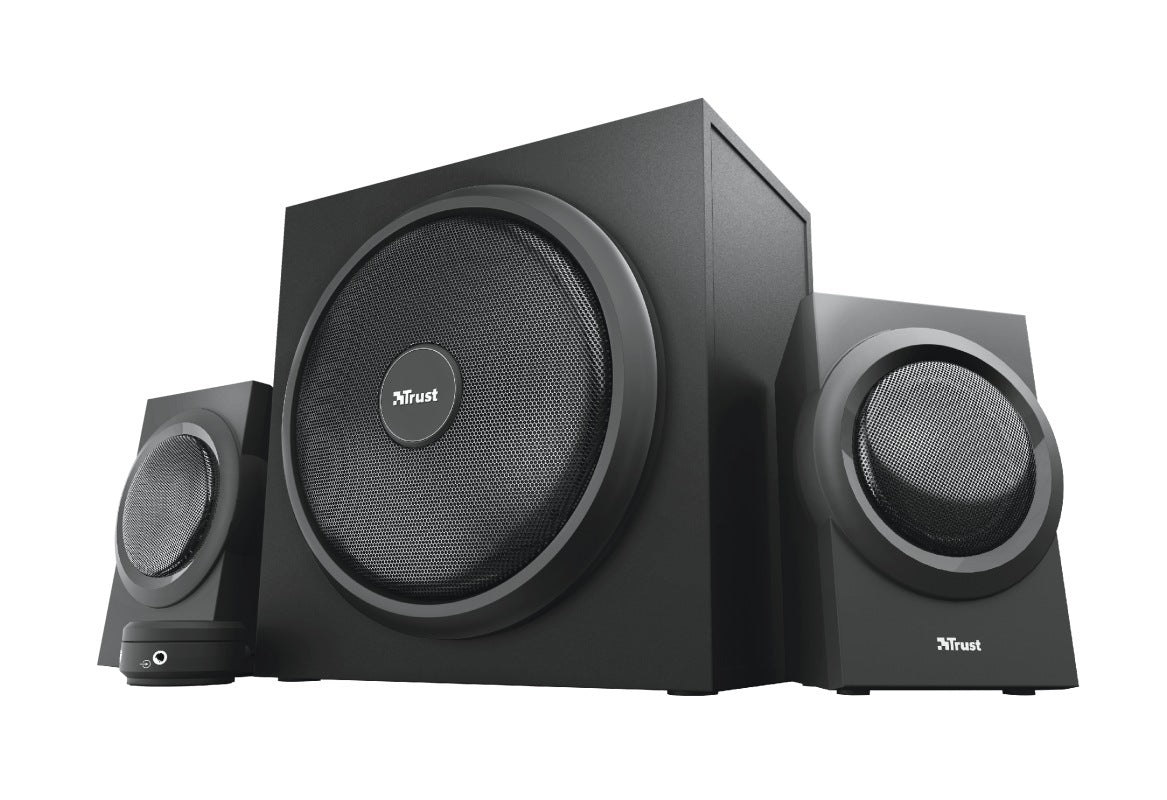 BOXE TRUST, "Yuri " 2.1, RMS: 60 W (2x 15W, 1 x 30W) negru, "TR-23696"