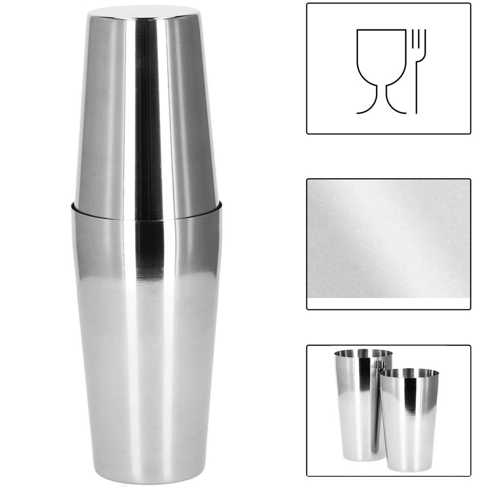 Set Cocktail Shaker Kit pentru barmani 750ml, KI16, 14 piese