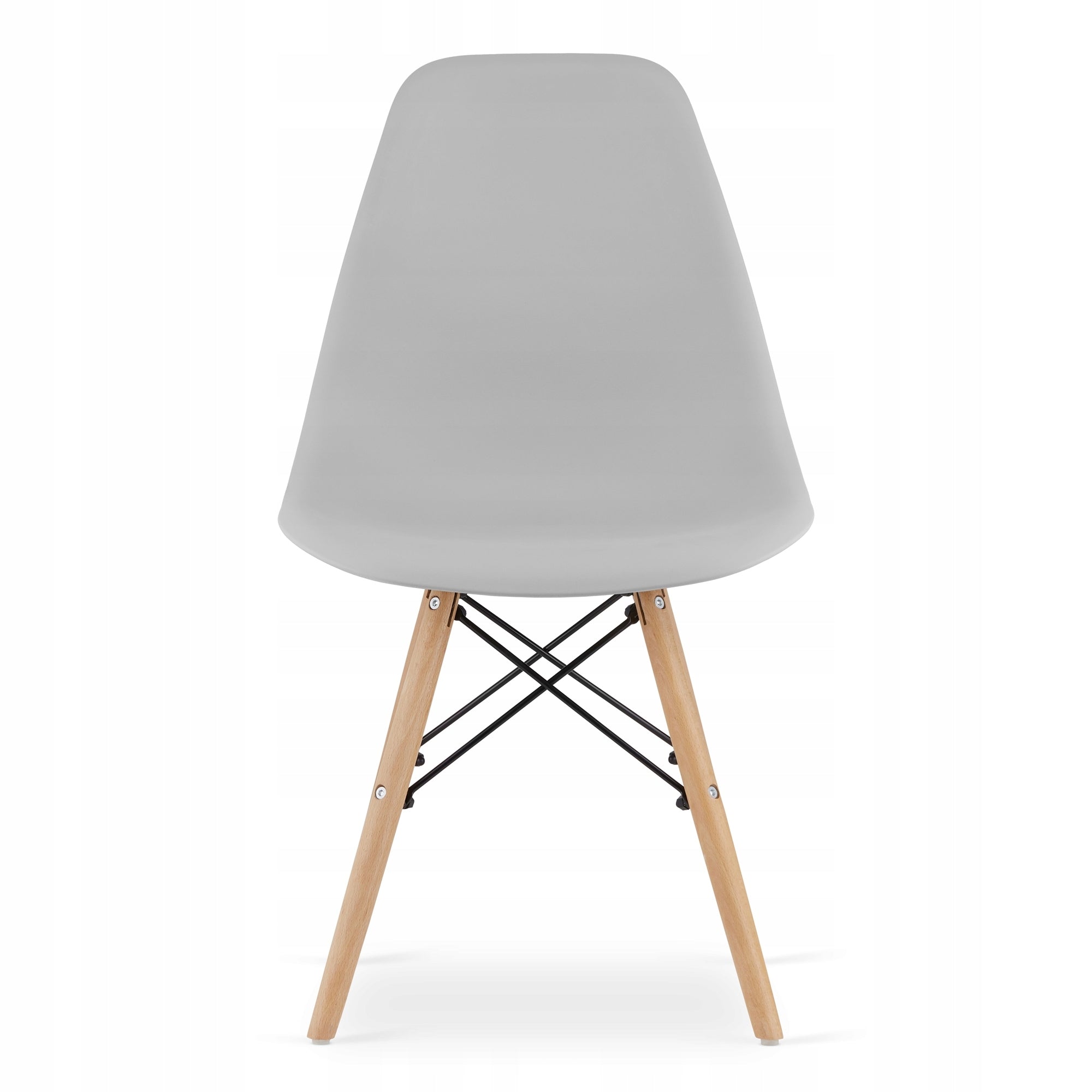 Set 4 scaune dining Scandinav pentru bucatarie, 38x42x82cm, gri