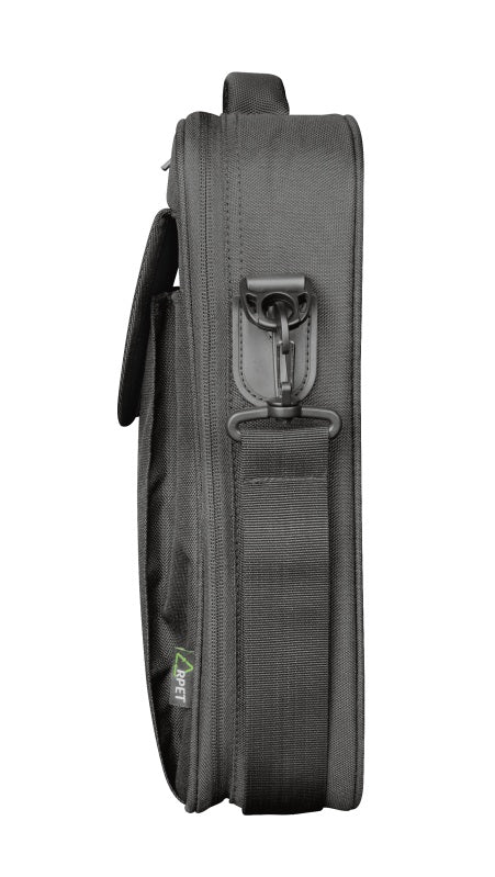 GEANTA TRUST, pt. notebook de max 15.6 inch, 1 compartiment, buzunar frontal, 475 g, poliester, negru, "TR-24189"