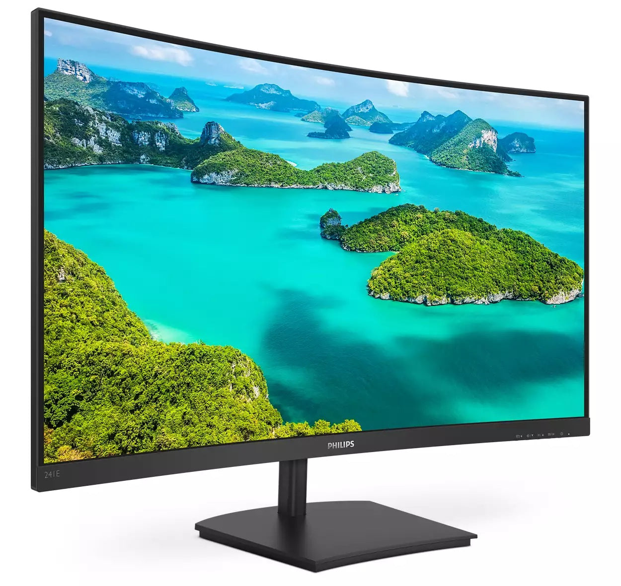 MONITOR Philips 23.6 inch, home | office, VA, Full HD (1920 x 1080), Wide | curbat, 250 cd/mp, 4 ms, HDMI | VGA, "241E1SC/00"