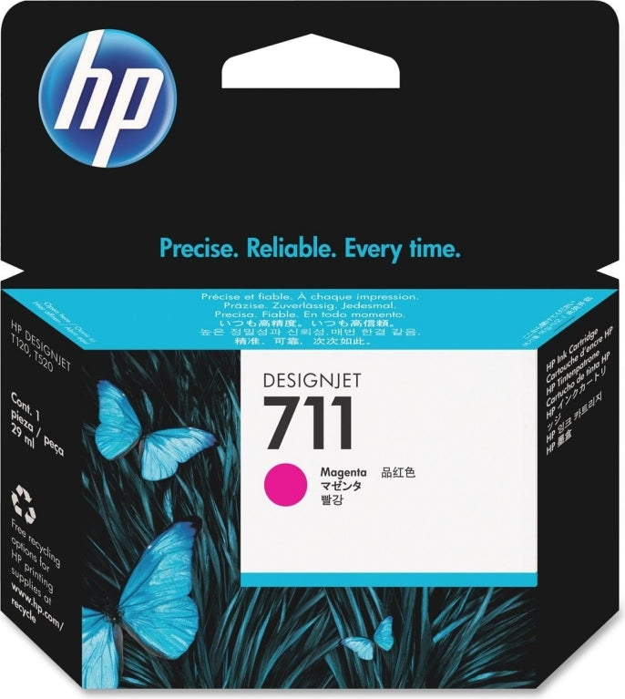 Cartus Cerneala Original HP Magenta, nr.711, pentru DesignJet T120|T520, 28ml, , "CZ131A"