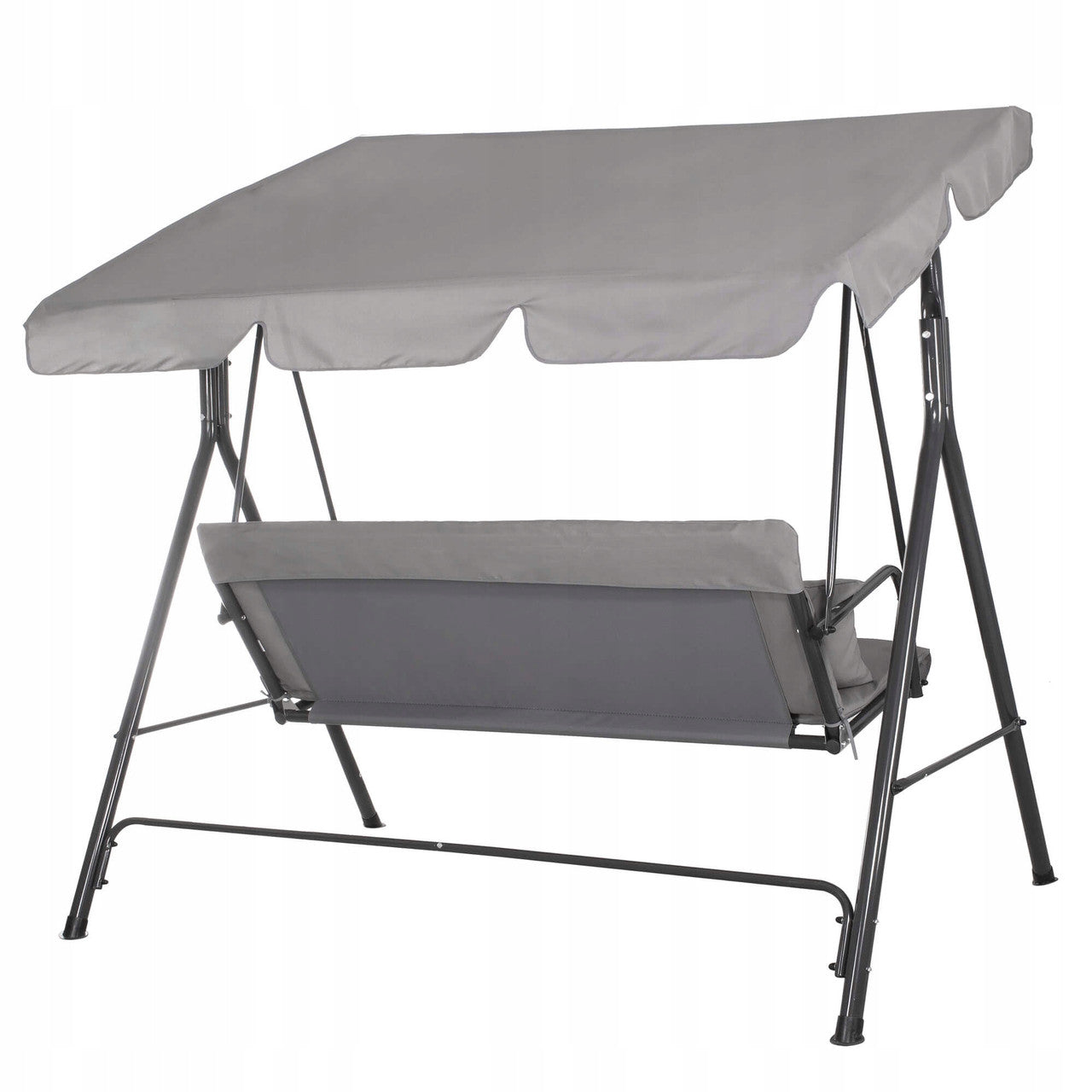 Leagan Balansoar Sersimo Luna GS13S cu Pernite pentru Terasa sau Gradina, 3 locuri, 220kg, gri