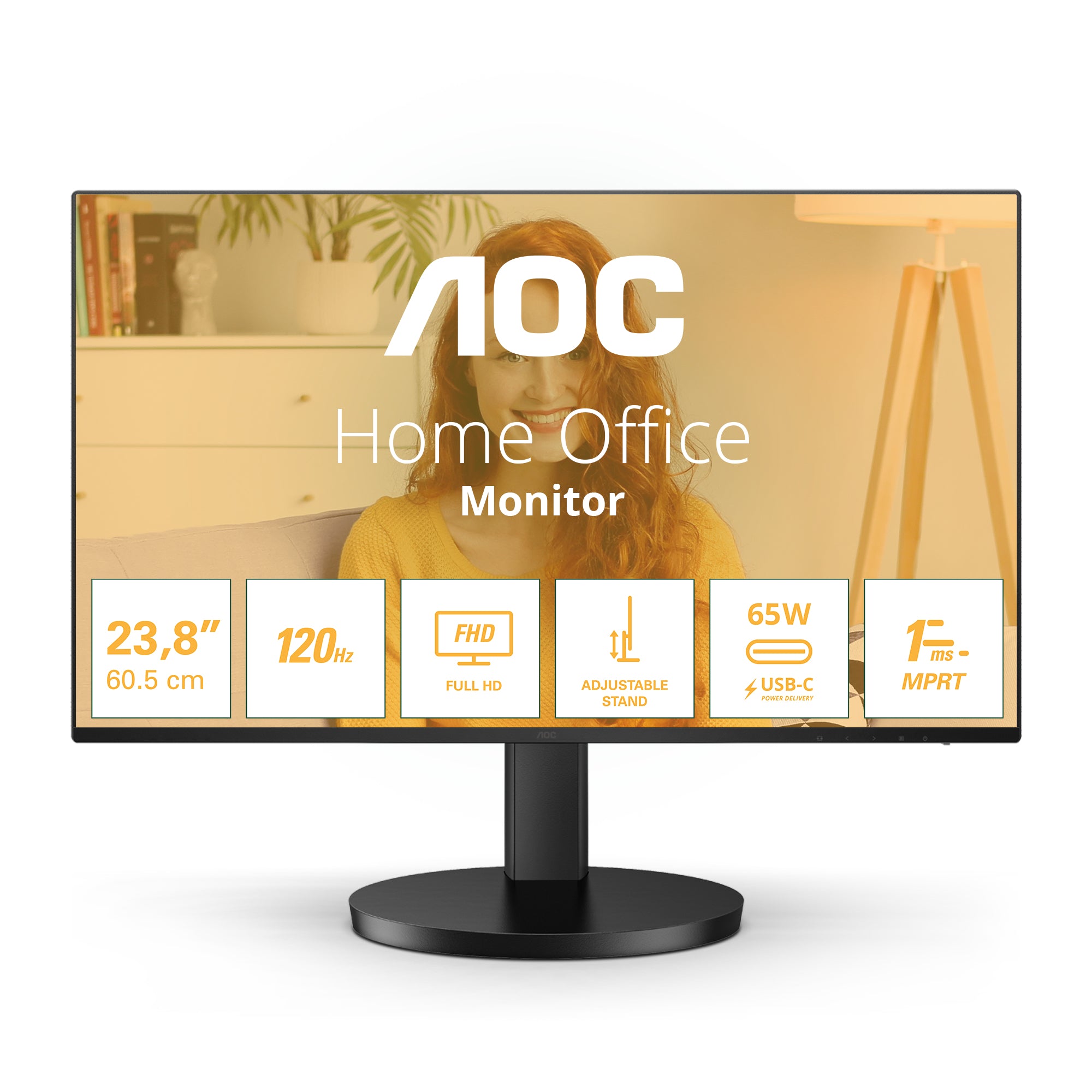 Monitor AOC 23.8" 24B3CF2 "24B3CF2"