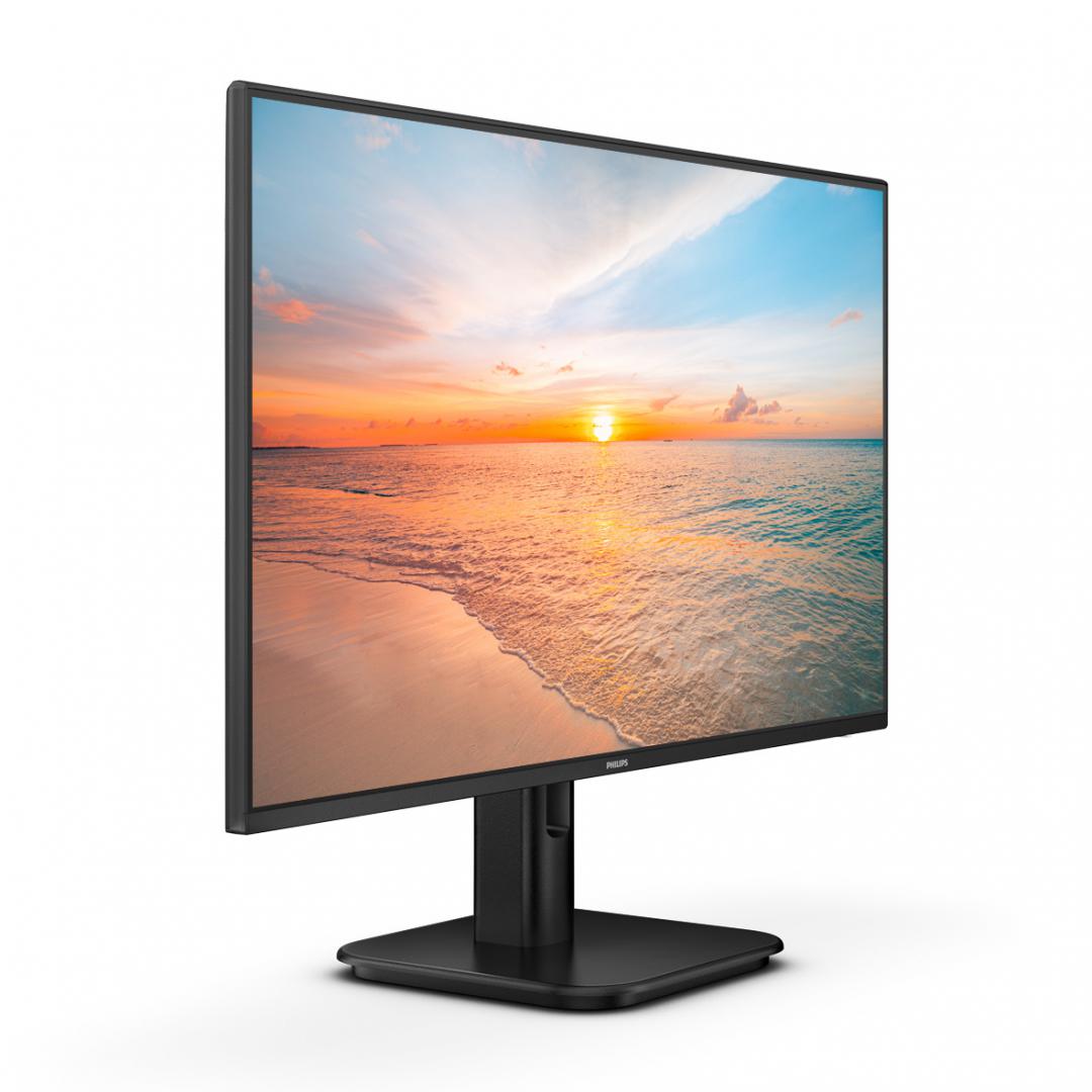Monitor Philips 23.8" IPS FHD 1920x1080 120Hz 4ms (1ms MPRT) FlickerFree Boxe 2Wx2 VGA HDMI 24E1N1100A/00 ( timbru verde 7 lei )