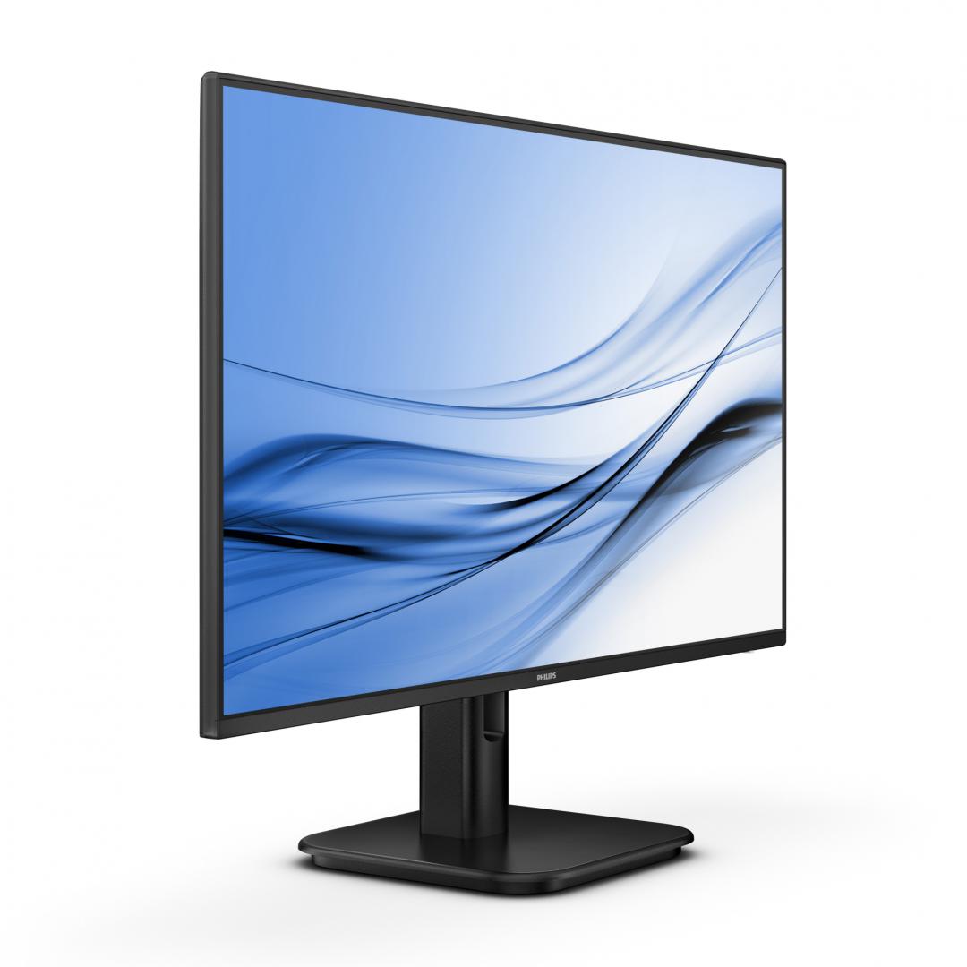 Monitor Philips 23.8" IPS FHD 1920x1080 120Hz 4ms (1ms MPRT) FlickerFree Boxe 2Wx2 VGA HDMI 24E1N1100A/00 ( timbru verde 7 lei )