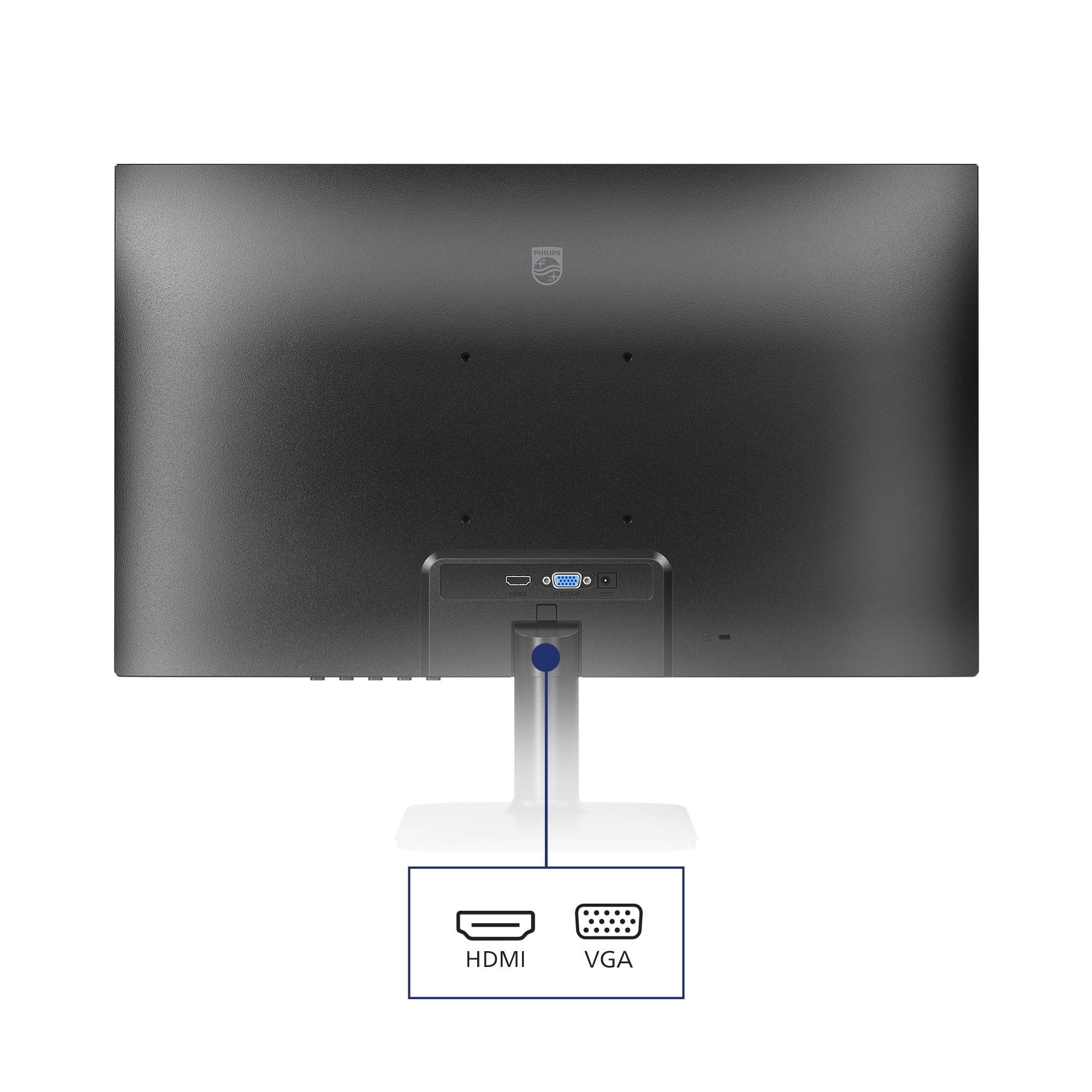 Monitor Philips 23.8" VA FHD 1920x1080 100Hz 4ms (1ms MPRT) FlickerFree VGA HDMI 24E2N1100LB/00 ( timbru verde 7 lei )