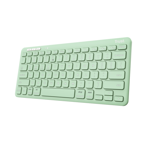 TASTATURI Trust LYRA Compact Wireless and rechargeable Keyboard Green US "25096"