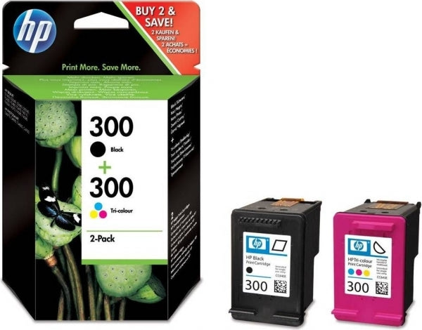Combo-Pack Original HP CMYK, nr.300, pentru DJ D2530|2560|5560|F2420|2480|4580|PS C4680|4780, , , "CN637EE"