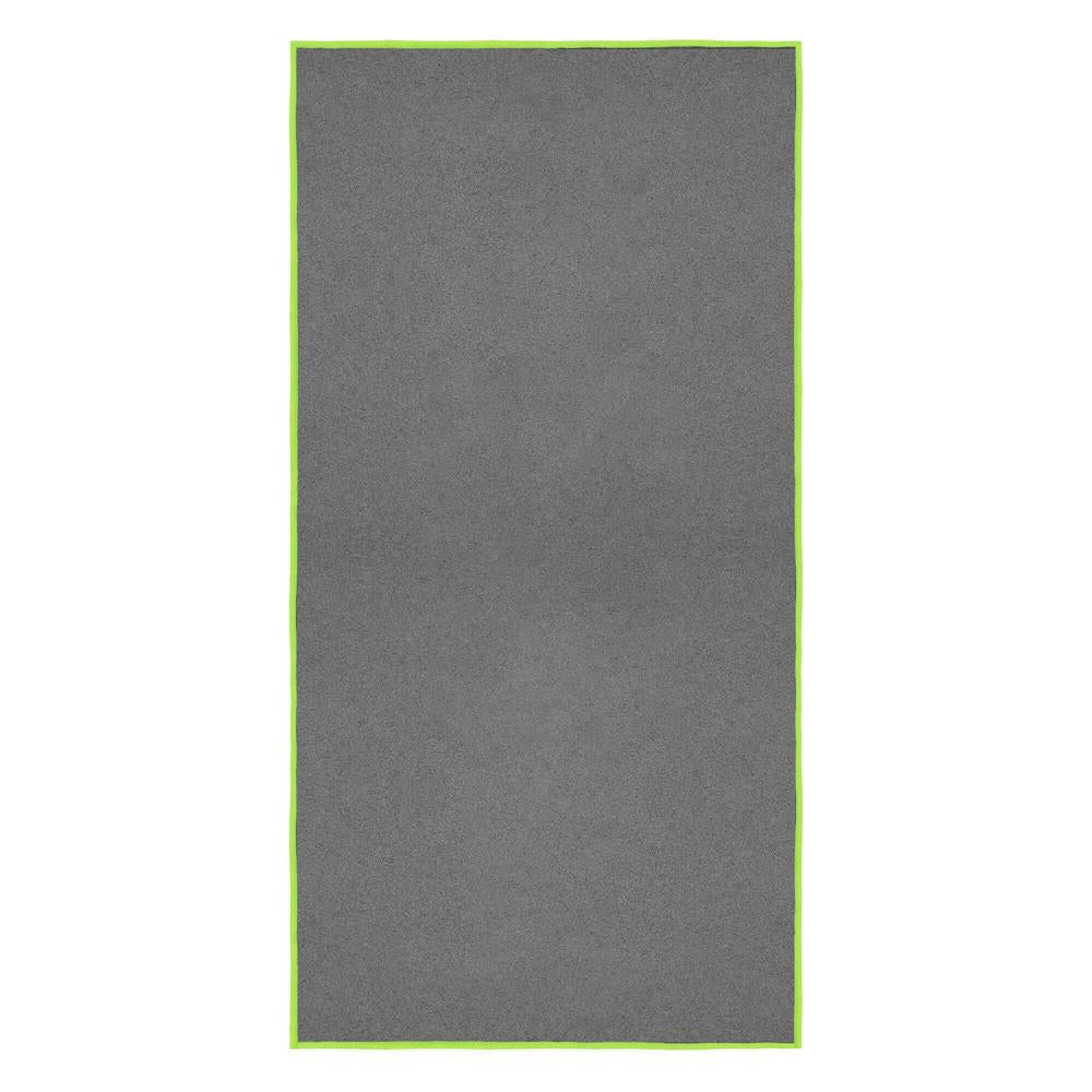 Prosop de plaja cu uscare de rapida, husa de transport, 90x180cm, gri