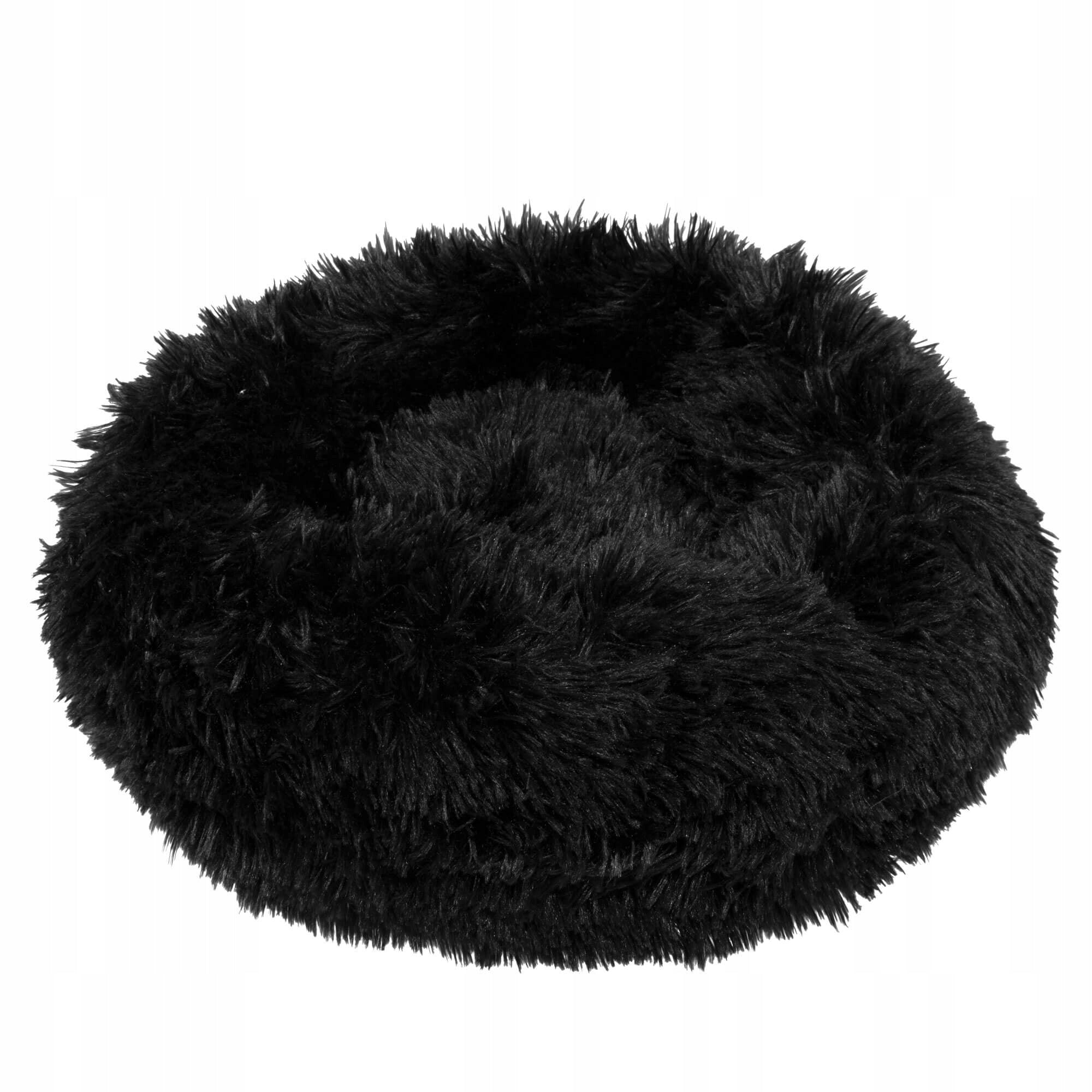 Pat Sersimo pentru caini si pisici, cu husa detasabila, negru, diametru 60cm