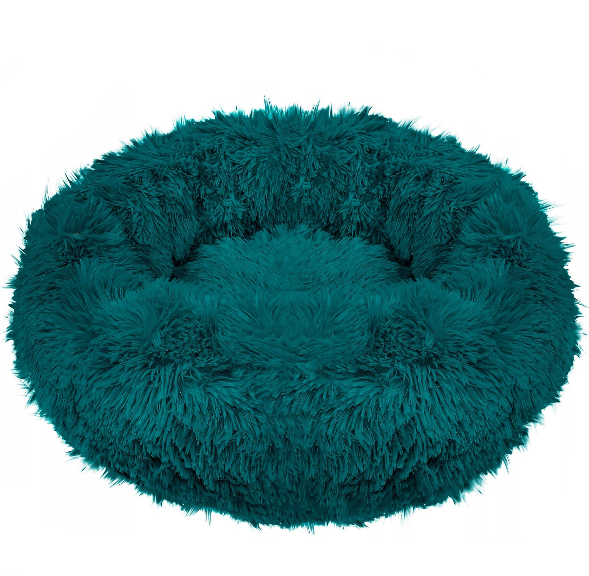 Pat Sersimo pentru caini si pisici, cu husa detasabila, verde, diametru 70cm