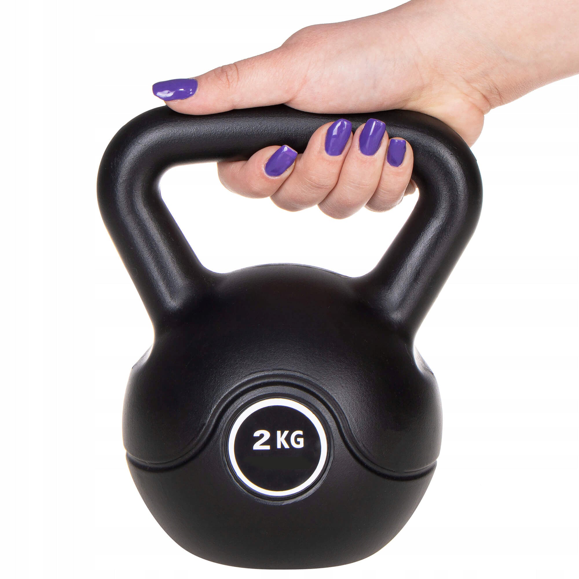 Gantera Kettlebell 2kg Neagra