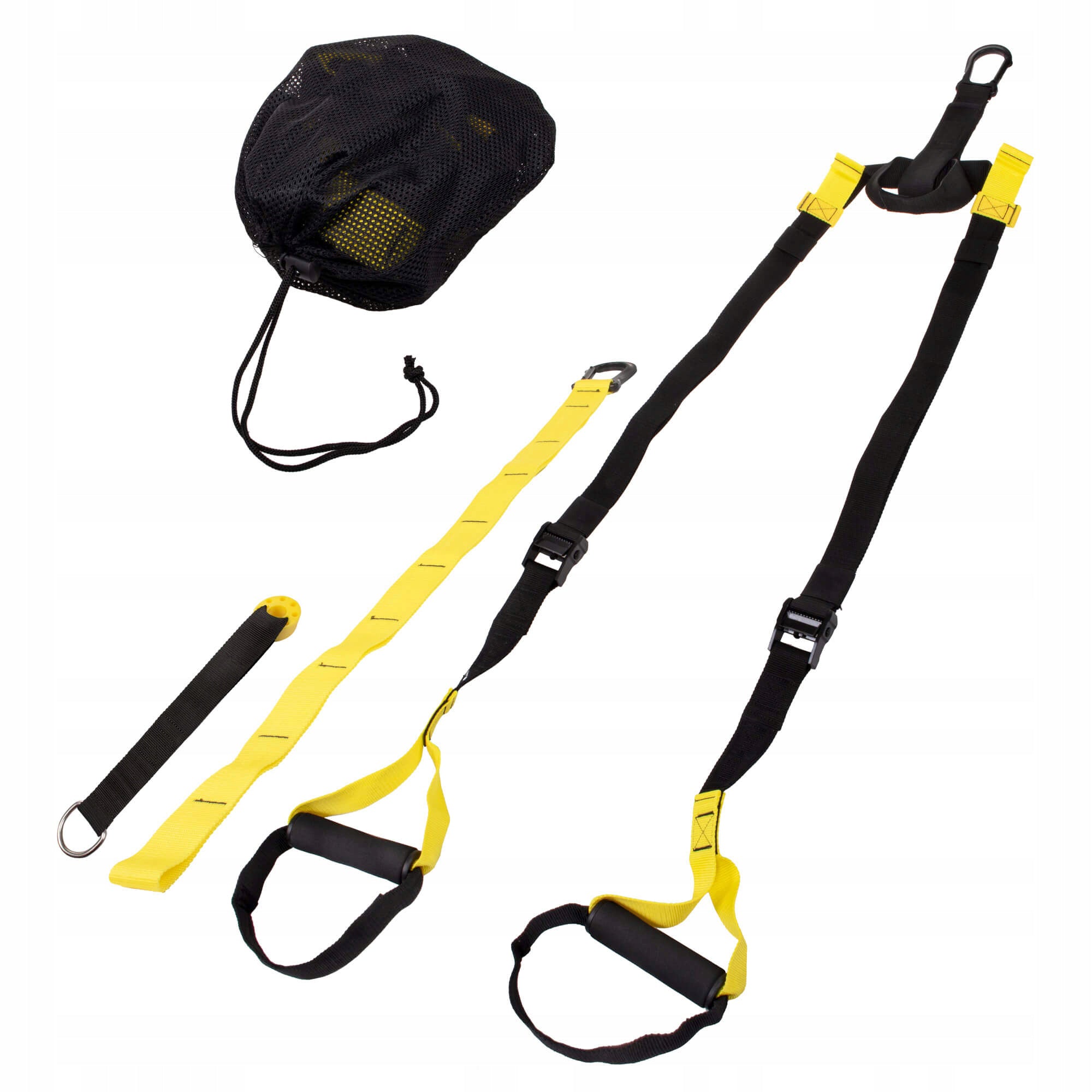 Set sistem suspensie tip TRX, fitness, crossfit sau aerobic, 250kg