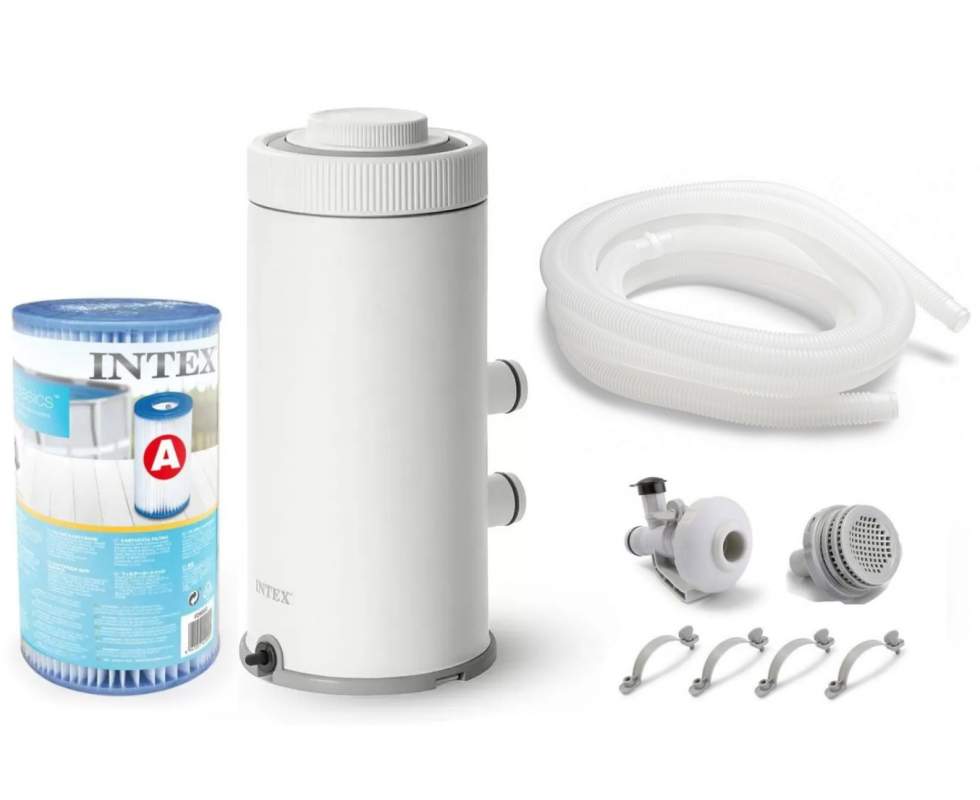 Pompa filtrare Intex 26604, debit 2006 l/h, cu Hydro Aeration, pentru piscine pana la Ø366 cm