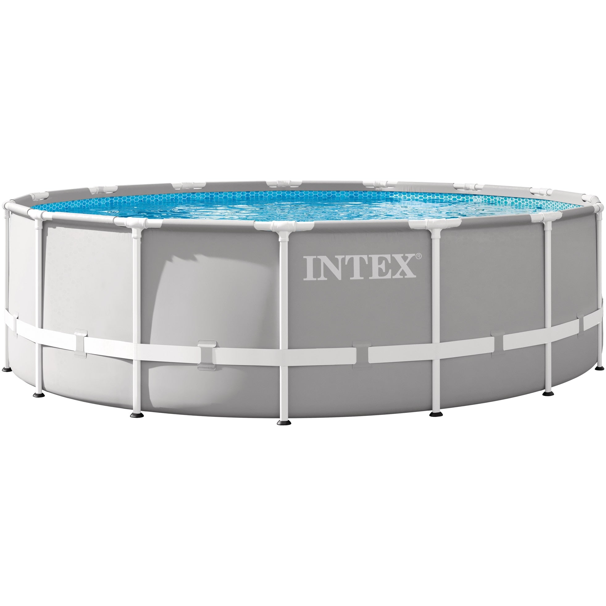 Piscina cadru metalic Prism Frame Premium Intex 26726NP, 457x122 cm, cu toate accesoriile