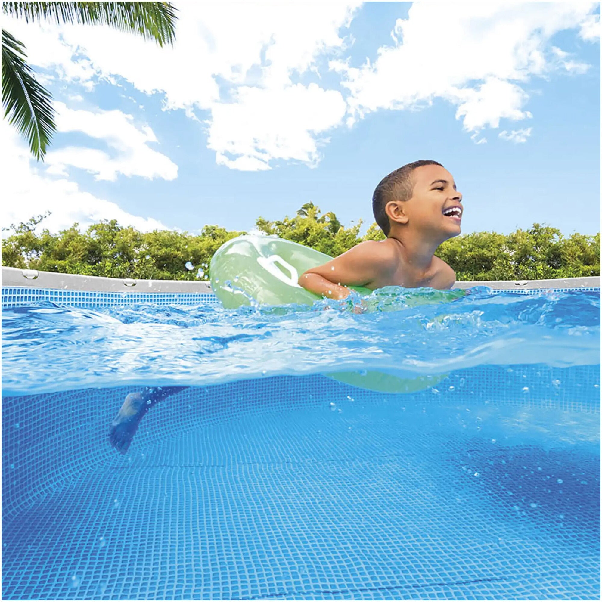 Piscina cadru metalic Prism Frame Premium Intex 26726NP, 457x122 cm, cu toate accesoriile