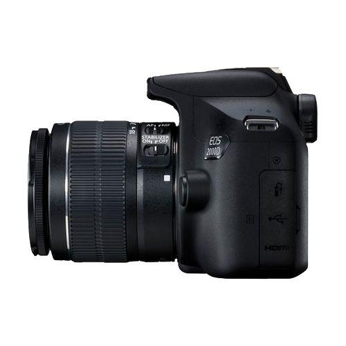 Camera foto CANON EOS-2000D kit,ob EF-S 18-55mm f/3.5-5.6 IS II 24.1MP,3.0" TFT fixed DIGIC 4+,ISO 100-6400,FullHD movies, HDMI mini,USB,WI-FI, Li-ion LP-E10 "2728C028AA"