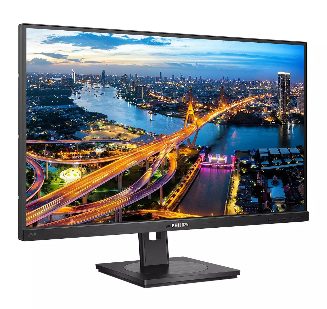 MONITOR PHILIPS 27 inch, home, office, IPS, WQHD (2560 x 1440), Wide, 300 cd/mp, 4 ms, DisplayPort, "276B1/00"