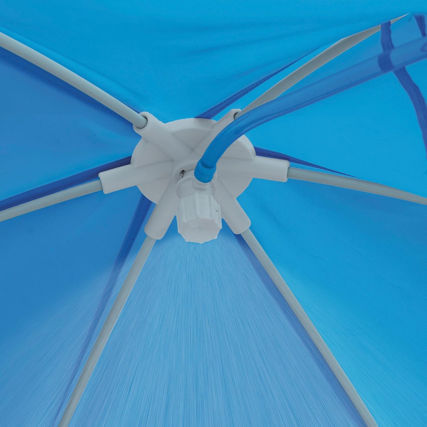Piscina rotunda cu cadru meltalic si parasolar Canopy Intex 28290NP, D183xH38 cm